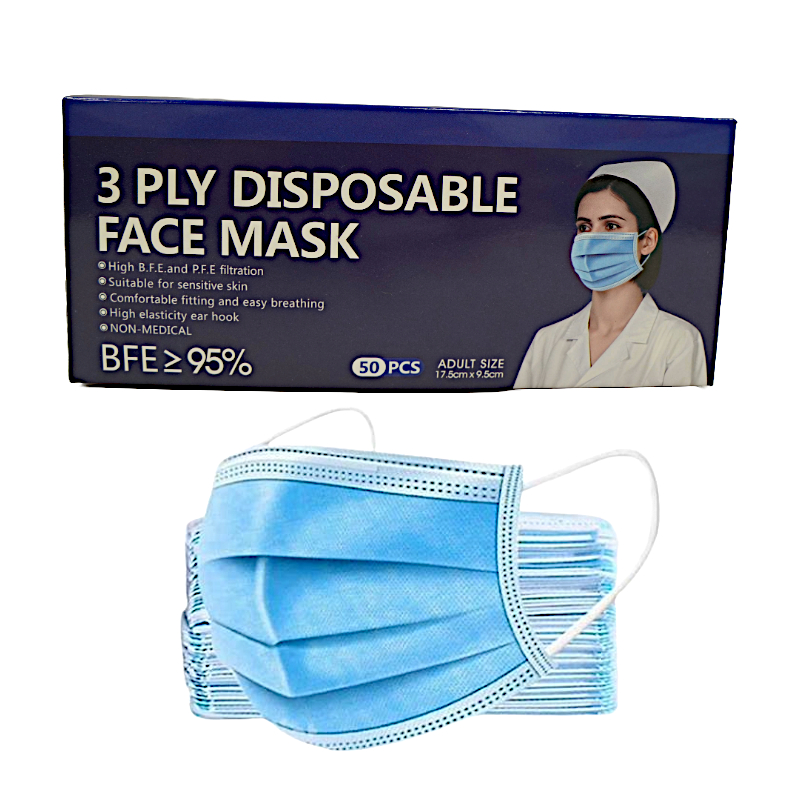 3Ply Disposable Face Mask 50s