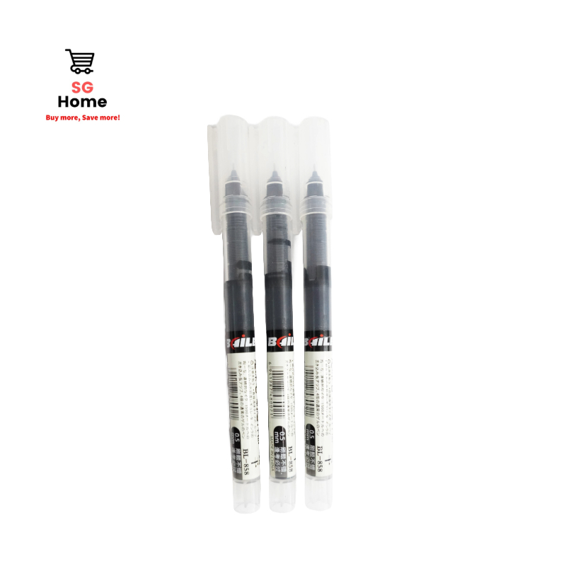 3s Black Ballpoint Pen (BL-858) 黑色走珠笔