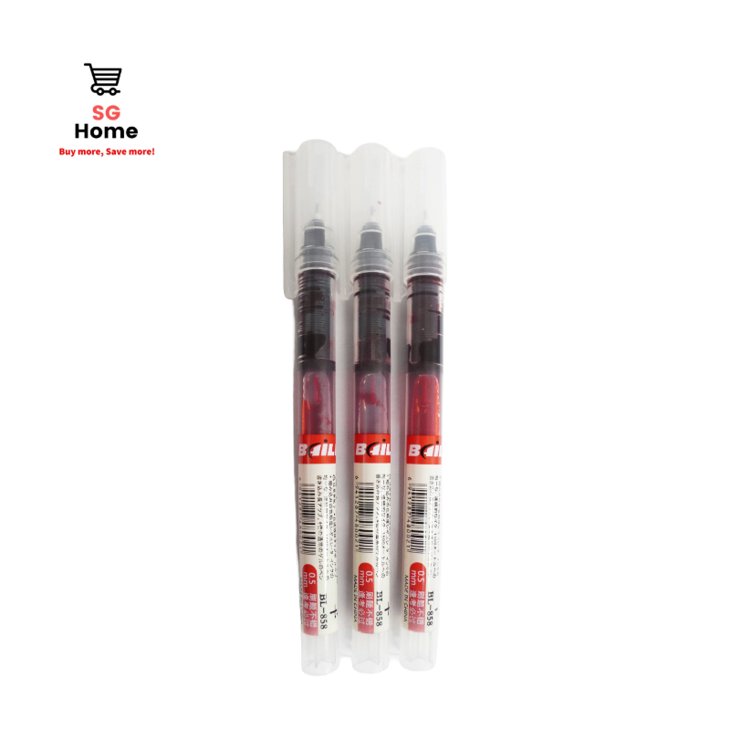 3s Red Ballpoint Pen (BL-858) 走珠笔