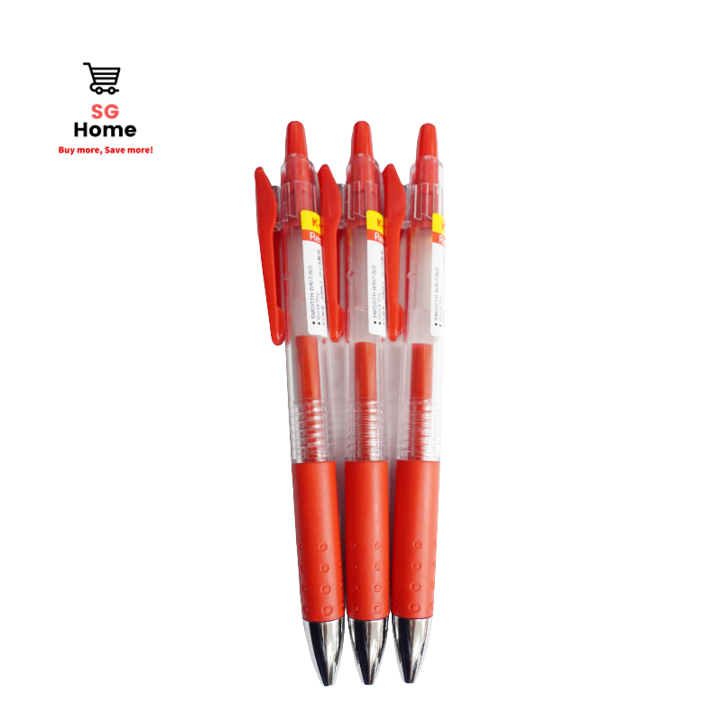 3s Red Gel Pen (K-12) 红色中性笔
