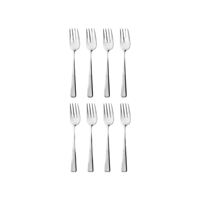 8Pcs Metal Fork (338-4) (S) 叉