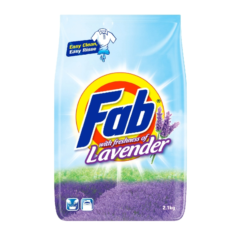 Fab Detergent Powder - Lavender 1.9kg/2kg