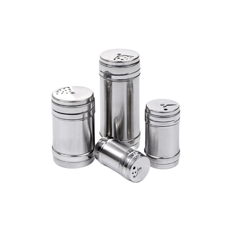 Large Stainless Steel Seasoning Jar (W6.5*H10) 大号调味罐