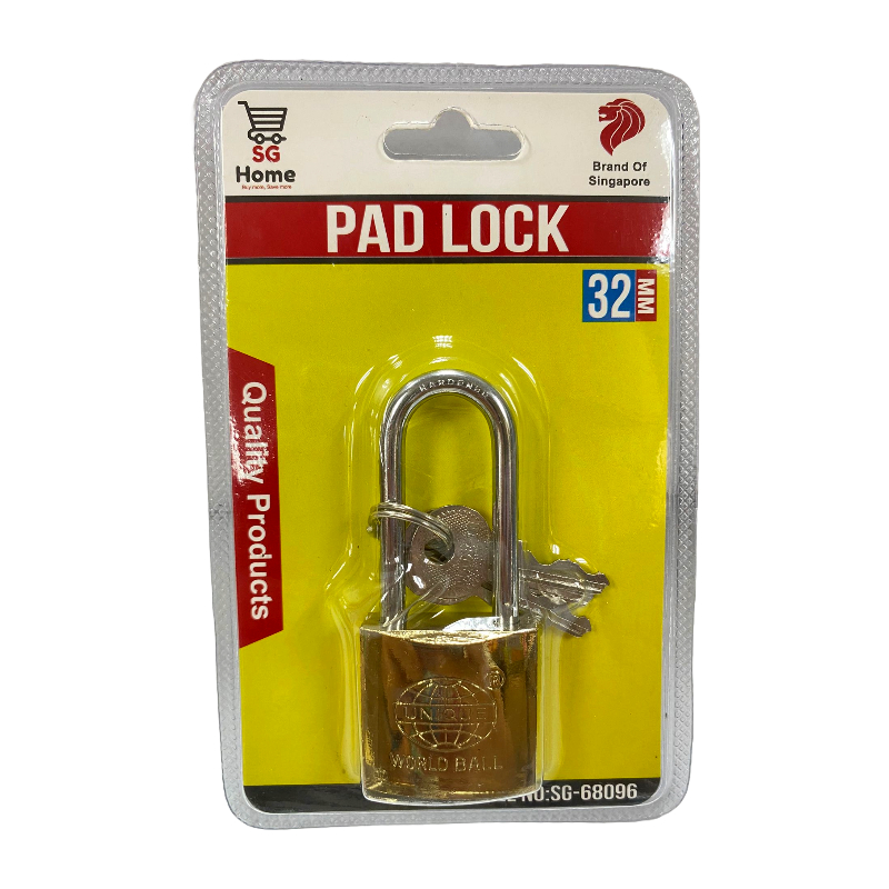SG BRL-A-32mm Long Pad Lock (SG68096)