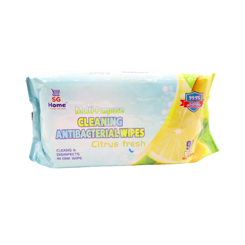 SG Home 90pcs Multi-Purpose Anti. Wipes - Citrus Fresh
