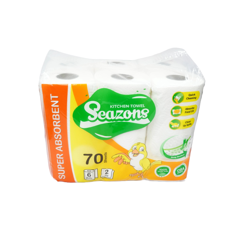 Seazons Kitchen Towel Roll 225mm/24rolls/BDL 厨房纸巾