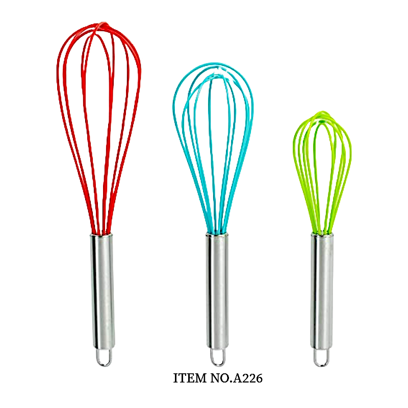 Stainless Steel Egg Beater- Mix Color (A226)