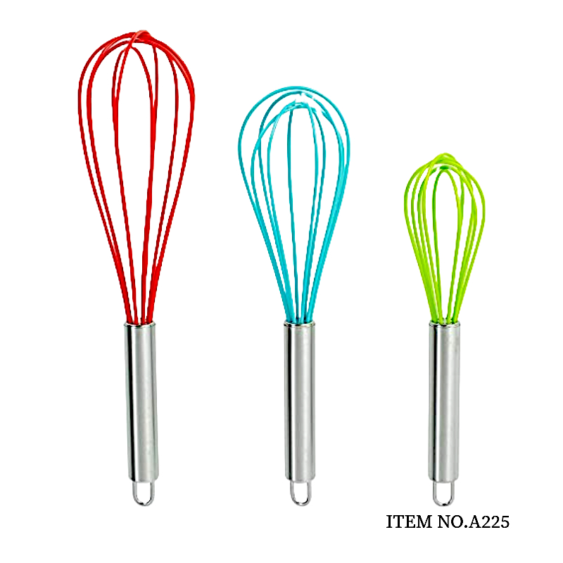 Stainless Steel Egg Beater- Mix Color (A225)