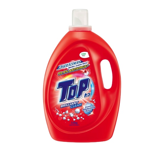 [68635] 4kg Top Liquid Detergent Brilliant Clean - Red