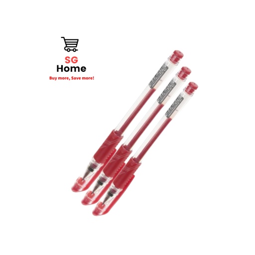 [ST01941] 5Pcs Red Neutral Pen (Q7) 红色中性笔