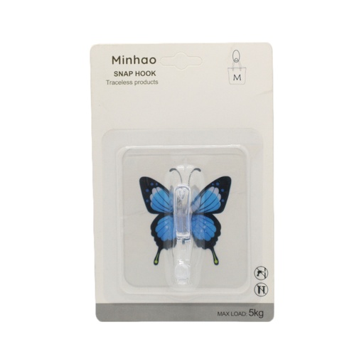 [HH03523] 5kg Minhao Snap Hook (3901) 无痕衣帽挂钩