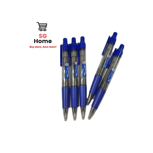 [ST01524] 5pcs Ball Point Pen (Blue) 0.7mm (ST-9052) 蓝色圆珠笔