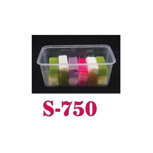 [KW00222] 750ml Rectangle Food Container - 10s (C750)