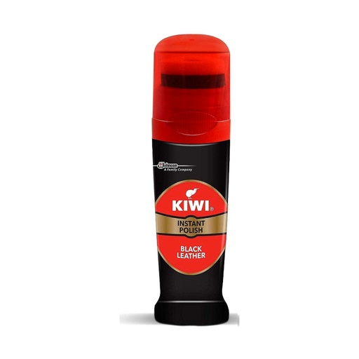 [70948] 75ml Kiwi Instant Polish Black Leather