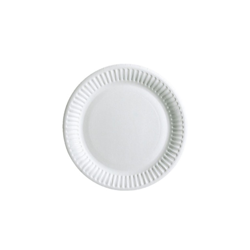 [67091] 9" White Paper Plate (N008715-2)