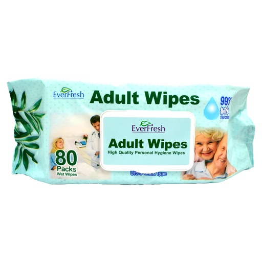 [74292] Everfresh Adult Wet Wipes 80s (N20609)