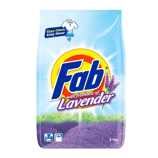[56656A] Fab Detergent Powder - Lavender 1.9kg/2kg