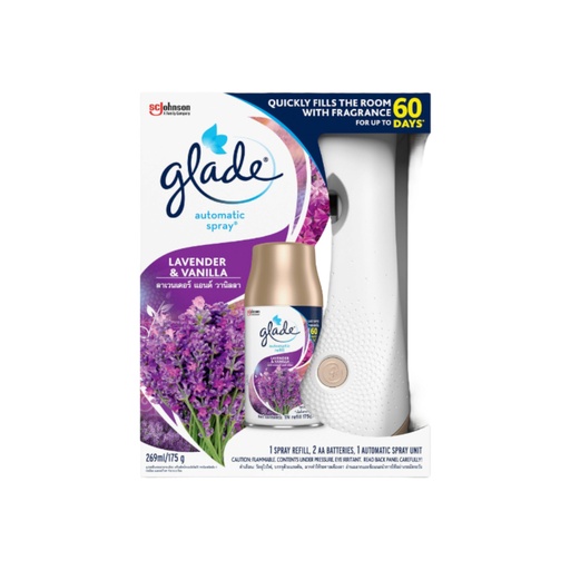 [HH03442] Glade Auto Matic Spray Device - Sandy Lavender 146g/225ml