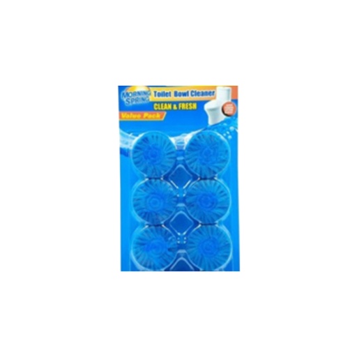 [71437] Morning Spring Blue B.Toilet Bowl Cleaner 6's (RAD1423)
