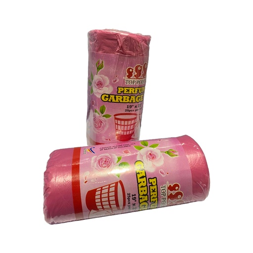 [HH05150] Perfume Garbage Bag 16"x21" 25s - Rose (TRS-1921R)
