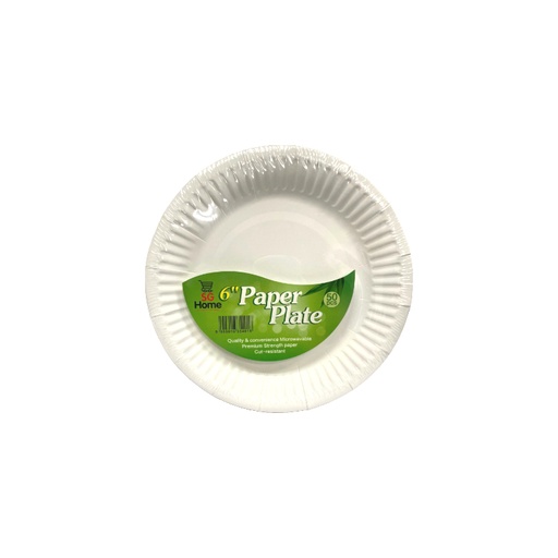 [HH02930] SG 6" Paper Plate 纸盘