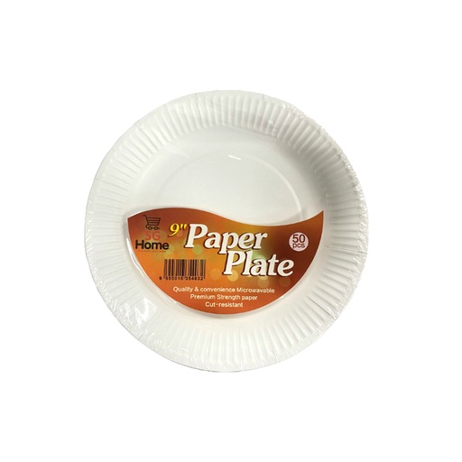 [HH02932] SG 9" Paper Plate 纸盘