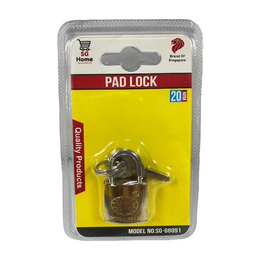 [HW05513] SG BR-A-20mm Pad Lock (SG-68091)