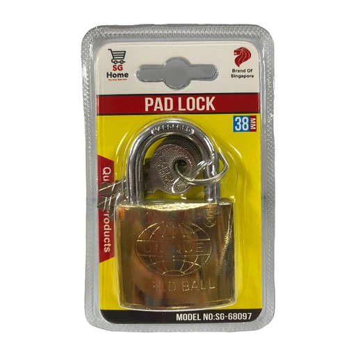 [HW05519] SG BR-A-38mm Pad Lock (SG-68097)