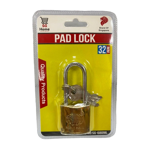 [HW05518] SG BRL-A-32mm Long Pad Lock (SG68096)