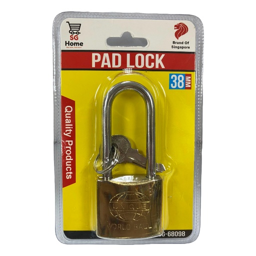 [HW05520] SG BRL-A-38mm Long Pad Lock (SG-68098)