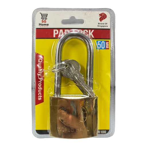 [HW05522] SG BRL-A-50mm Long Pad Lock (SG-68100)