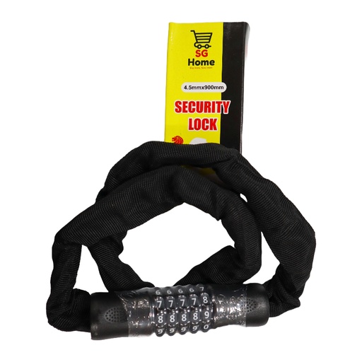 [HW05281] SG Cloth Chain Bicycle No. Lock 4.5mmx900mm (6001A)链条锁