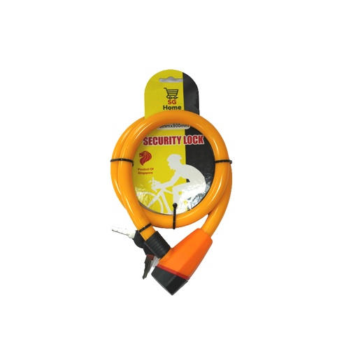 [HW05276] SG Bicycle Key Lock-Colour 15mmx800mm (SG-817)直行车锁