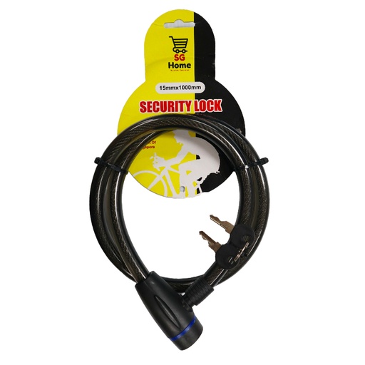 [HW05277] SG Bicycle key Lock 15mmx1000mm (SG187) 直行车锁