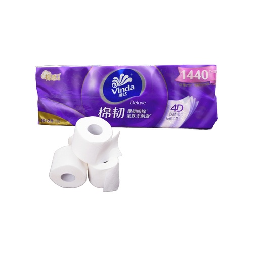 [75190] Vinda T/Paper Roll 4ply 12rolls/pkts (138*98mm) G09171