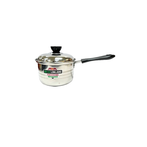 [KW05699] Single Bottom Silver Pot - 16cm