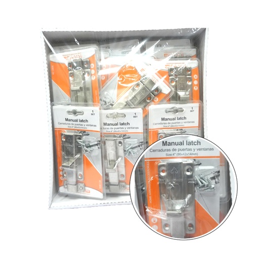 [HW06001] Manual Latch 4" (86x42x14mm) (S081-34)